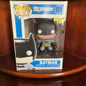 Funko Pop! Heroes Batman Vinyl Figure - Black and Gray